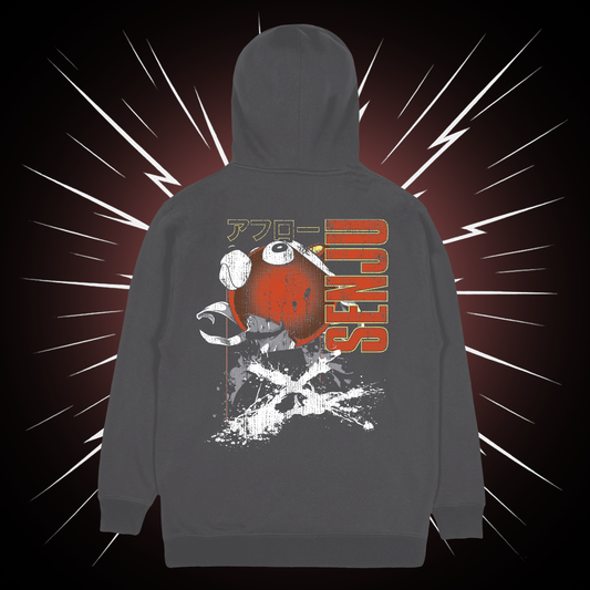 WEATHERED SAMURAI HOODIE (MINERAL WASH BLACK)
